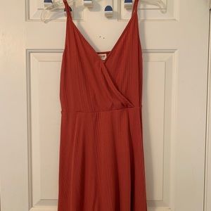 Burnt orange summer dress